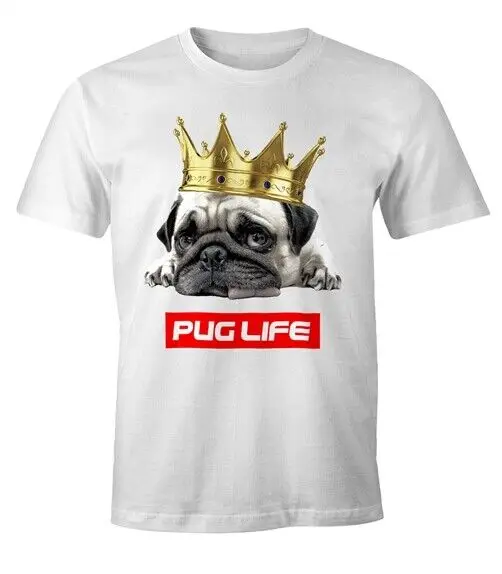 Мужская рубашка Moonworks с короной мопса Life Pugs®-