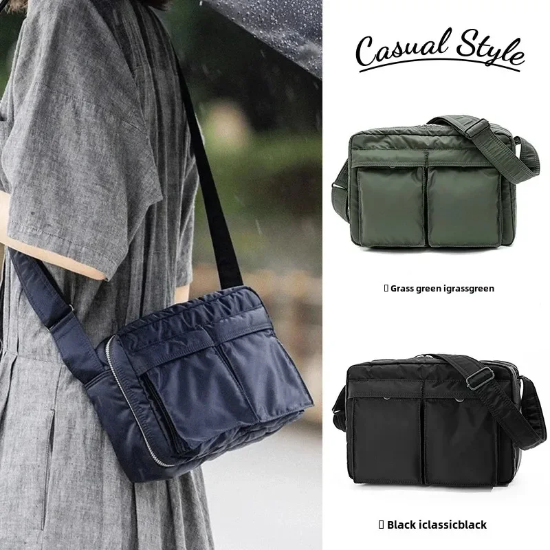 Мужская нейлоновая маленькая сумка-мессенджер модный диагональный рюкзак