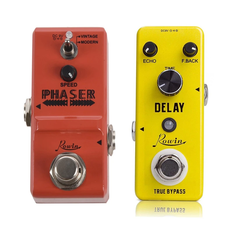 

2 Pcs Analog Vintage Delay Guitar Effect Ln-313 Guitar Effect Pedal-9.5 X 4.5 X 4.8Cm & 9.5 X 4.4 X 4.8Cm