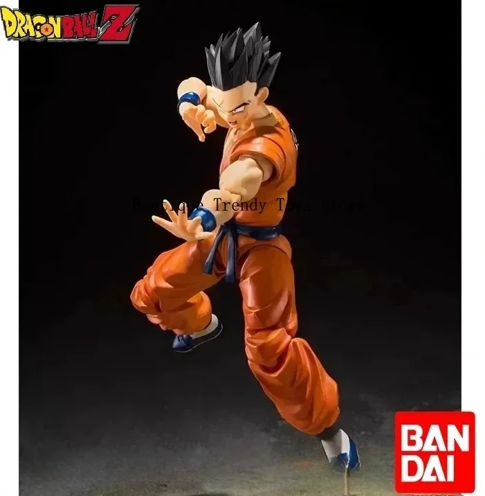 Фото В наличии 100% оригинальные фигурки Bandai S.H.Figuarts SHF Dragon Ball Yamcha Earth's Foremost Warrior из ПВХ, аниме-фигурки, модели игрушек №3
