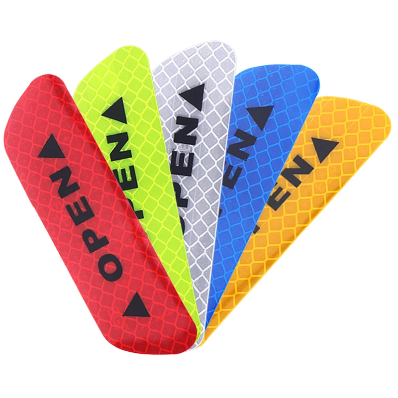 4 шт. открытые наклейки на дверь автомобиля предупреждение о столкновении