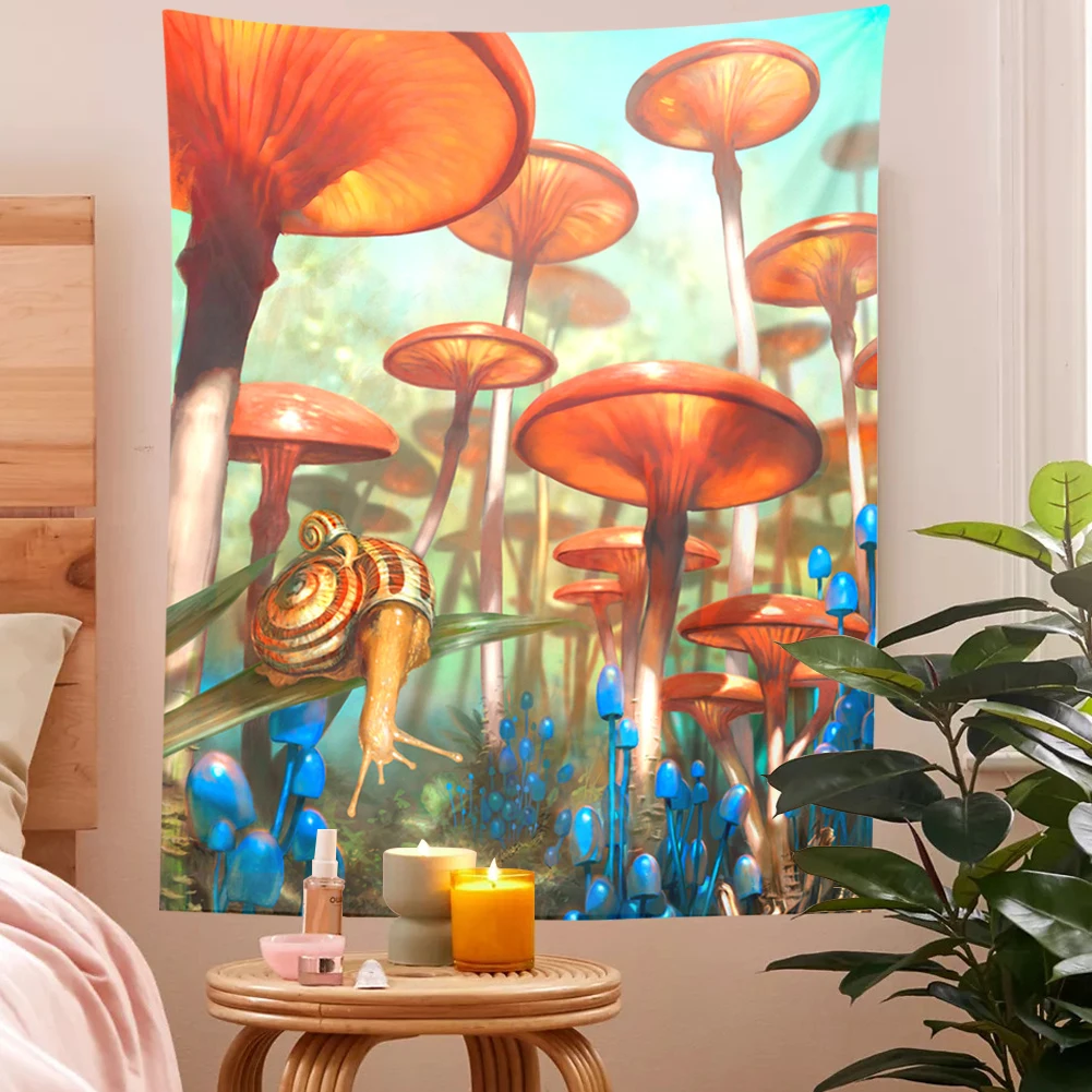 

Настенные гобелены в стиле психоделического хиппи, вертикальный гобелен в стиле бохо, настенные гобелены для спальни