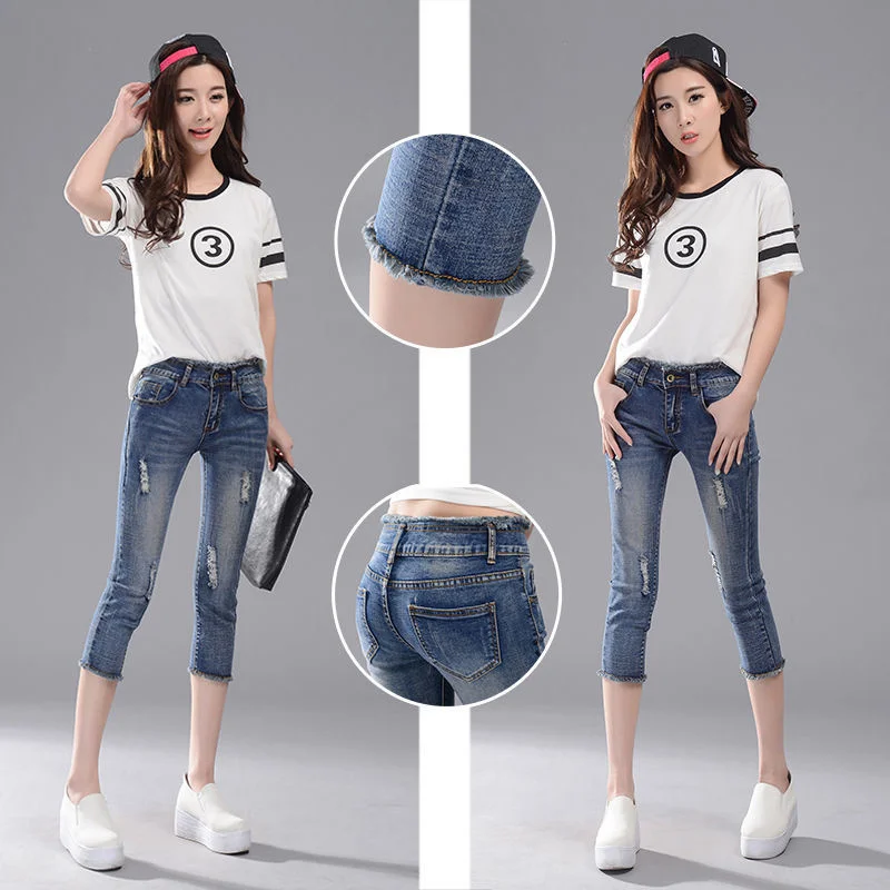 Рисунок 4 - Женские джинсы, синие джинсовые брюки