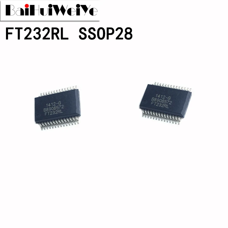 Набор микросхем FT232RL FT232 FT232R, 5 шт., от USB до Serial UART SOP-28 SMD SOP28, новый оригинальный чипсет хорошего качества