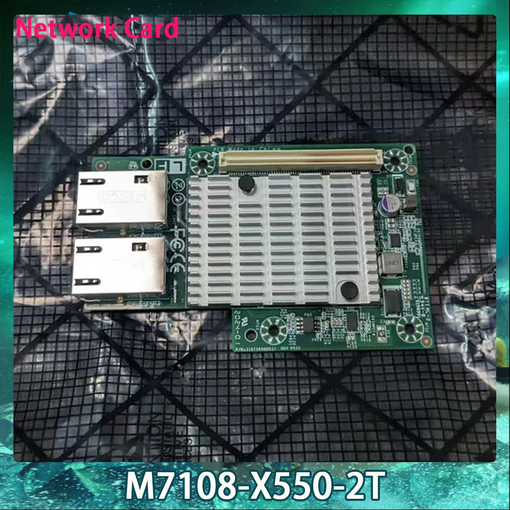 New X550-T2 OCP2.0 M7108-X550-2T For TYAN 10 Gigabit Network Card Works Perfectly Fast Ship High Quality