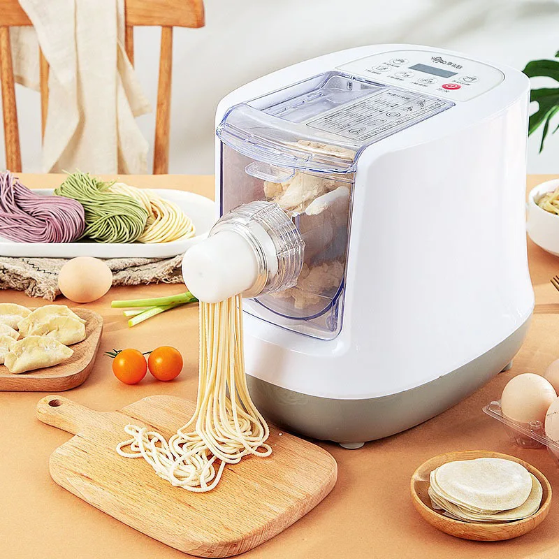 

220V/ 110V Electric Full Automatic Noodle Maker Machine Multifunction Pasta Maker Dough Roller Dumpling Machine Various Shapes