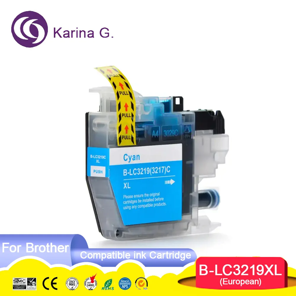 Для LC3219 LC3219XL картридж совместимый с Brother MFC-J5330DW/MFC-J5335DW/MFC-J5730DW/MFC-J5930DW/MFC-J6530DW/MFC-J6930DW