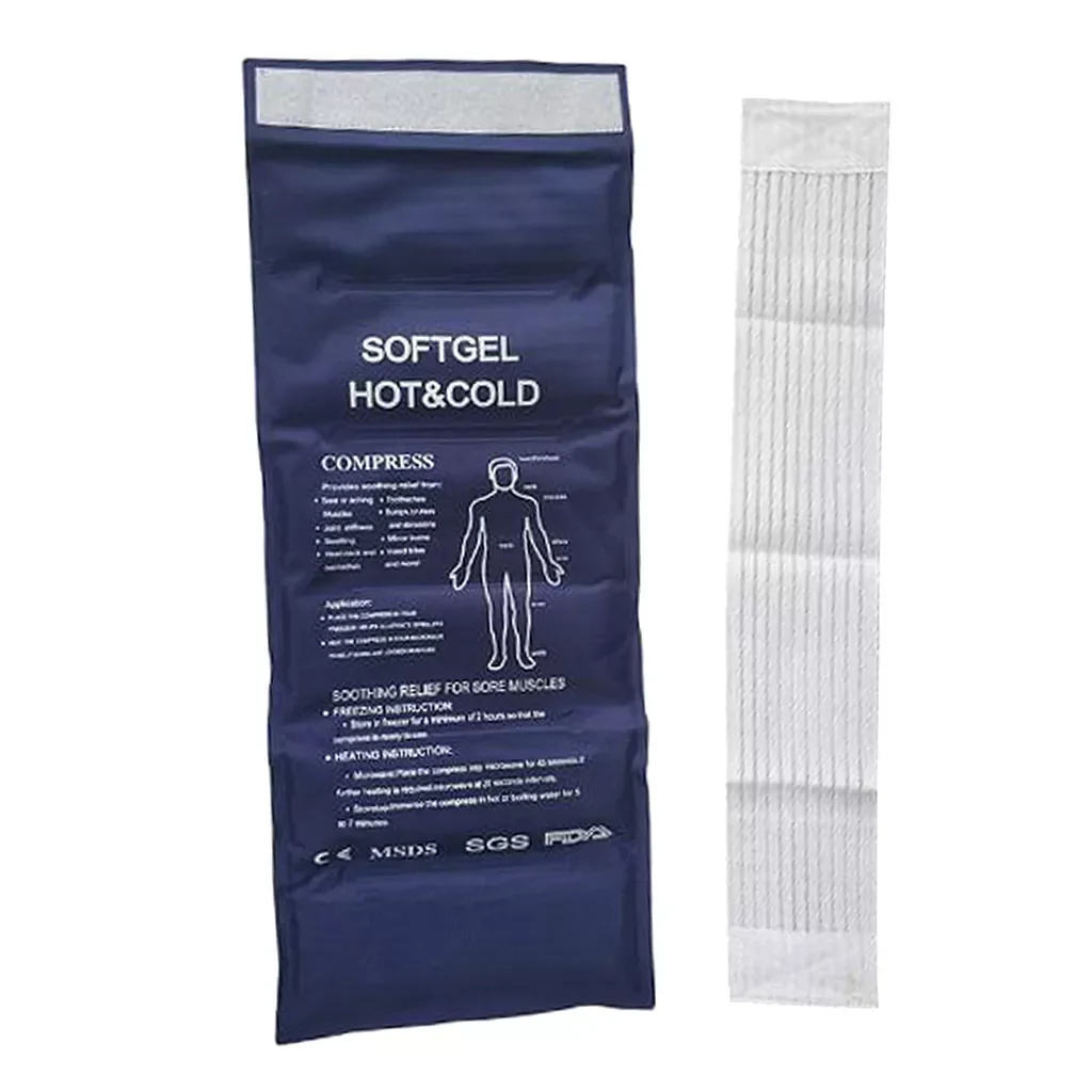 

Reusable Muscle Hot Heat Cold Gel Pack Pad and Elastic Band First Aid Pad
