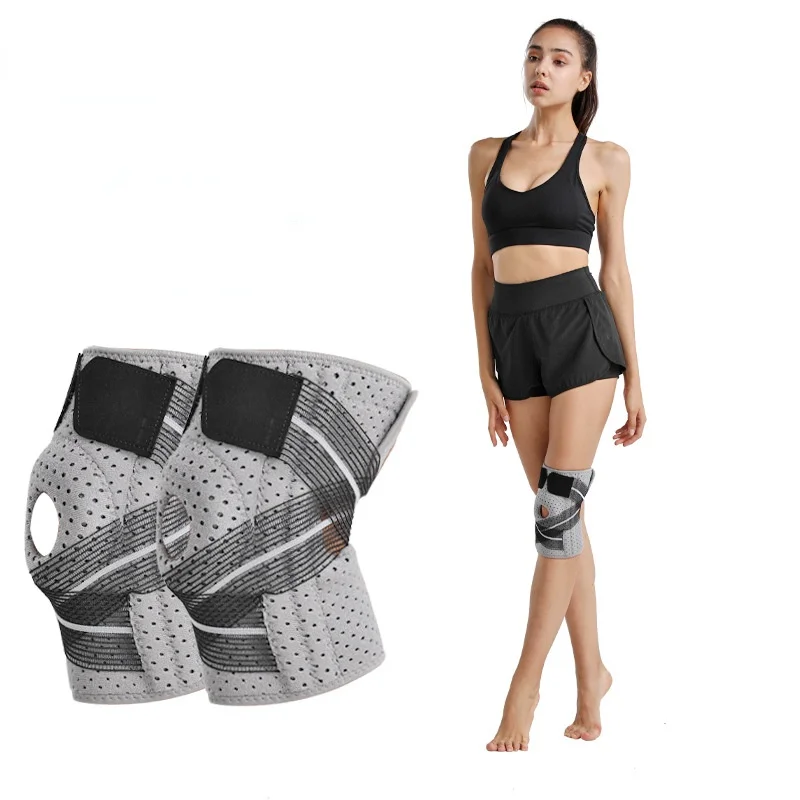 

Наколенник Winmax с боковым стабилизатором, бандаж на колено, Эва, для занятий спортом, походов, бега, велоспорта, летняя