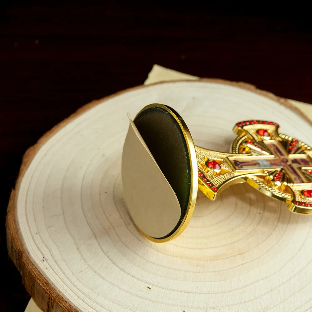 Красный драгоценный камень ручной работы религиозный православный карася