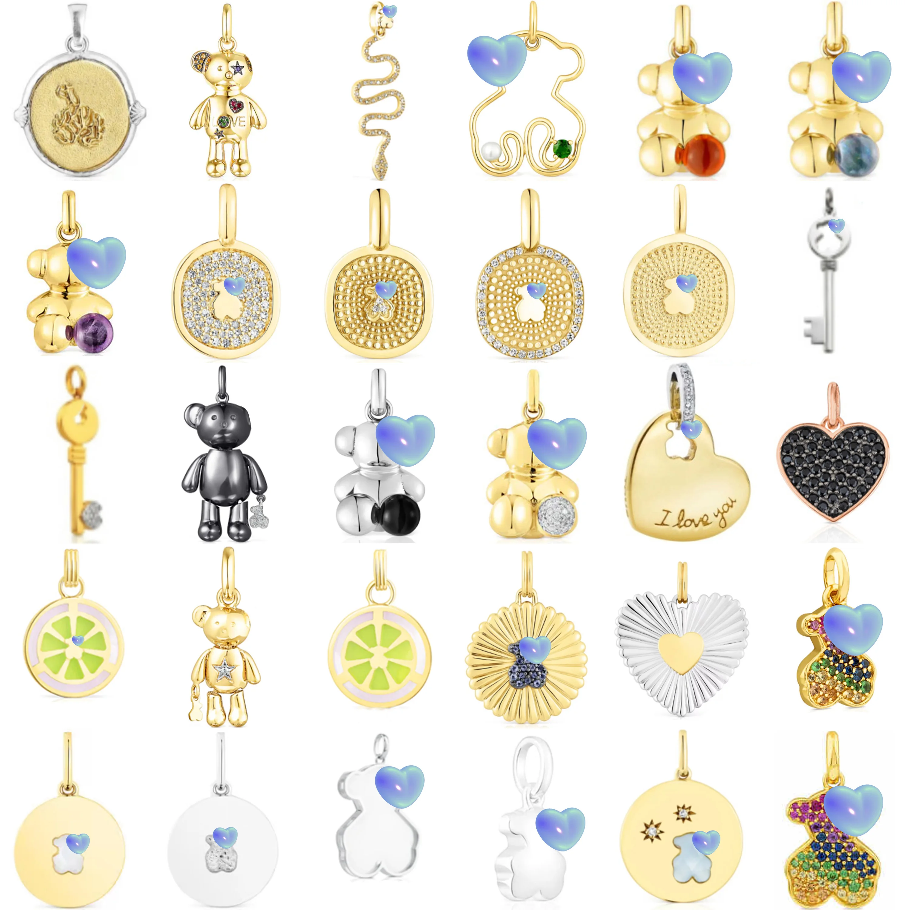 

2023 новый стиль Ins улучшите ваш стиль модной и красивой подвеской в форме медведя