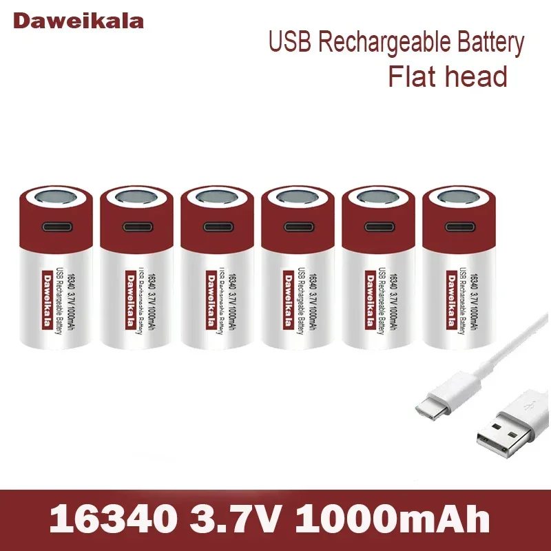 1-10 шт. новый USB аккумулятор для быстрой зарядки SHSEJA CR123A 123A CR123 ICR 16340 3 7 В