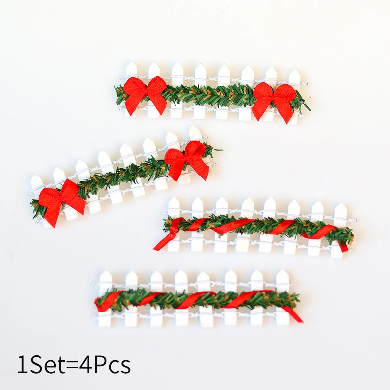 Деревянный мини-забор для кукольного домика