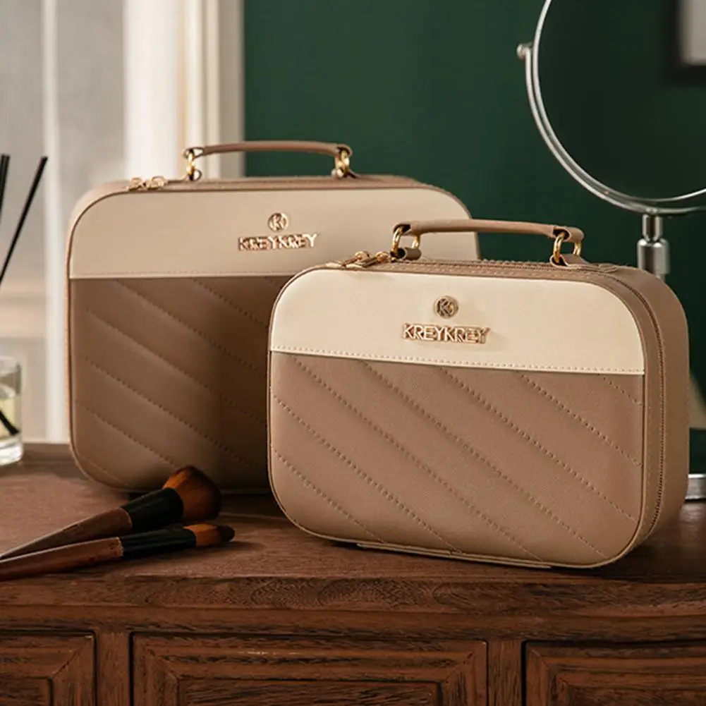 

Makeup Bag For Women Toiletries Organizer Waterproof Travel Make Up Storage Pouch Female Large Capacity Portable Cosmetic Case