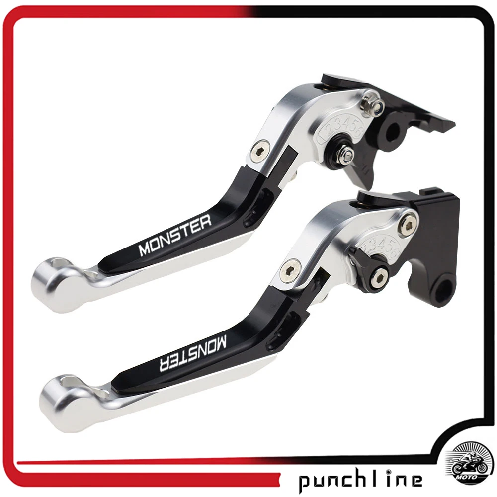 

Fit 797 MONSTER 2017-2021 Clutch Levers Folding Extendable 821 MONSTER/Dark/Stripe 2017-2021 Brake Lever