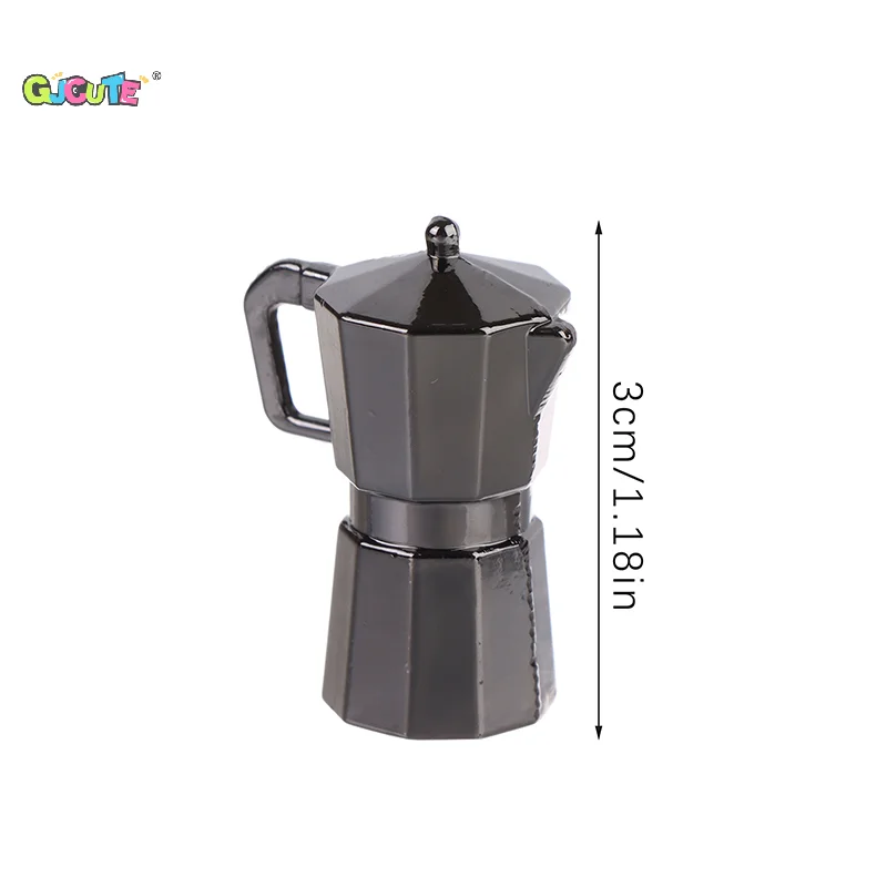 1 Набор 1:12 миниатюрный кукольный домик кофейник металлический чайник Мока горшок