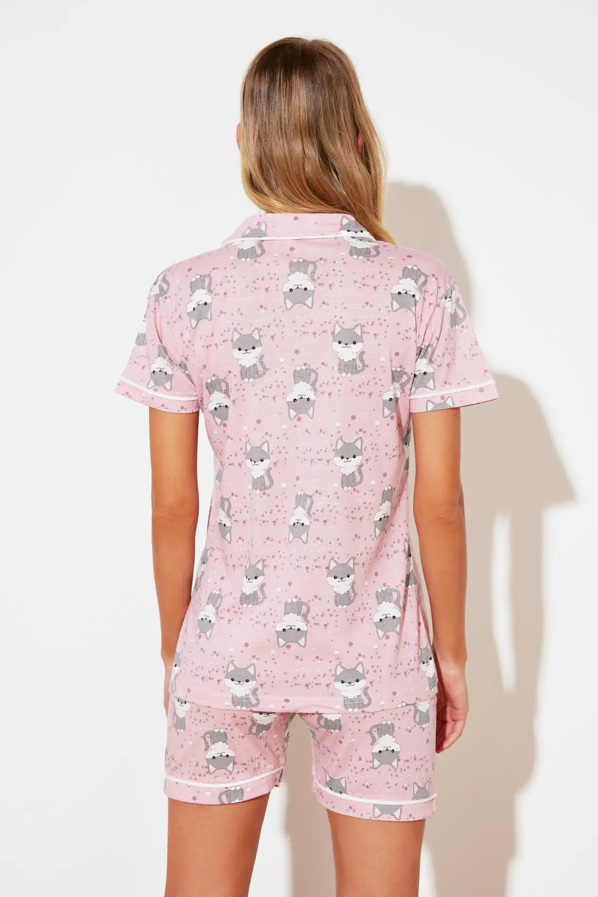

Trendyol Printed Knitted Pajamas Set THMSS21PT1222