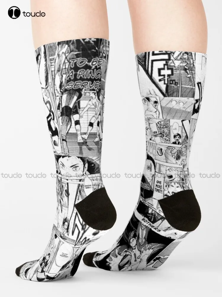 

Haikyuu Comic Art Anime Hinata Kageyama Nishinoya Haikyu Manga Volleyball Karasuno Socks Socks For Womens Streetwear Harajuku