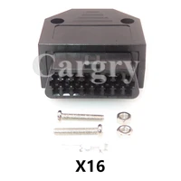 1 set 16p car replacement socket accessories auto plug truck obd diagnostic interface wire connector