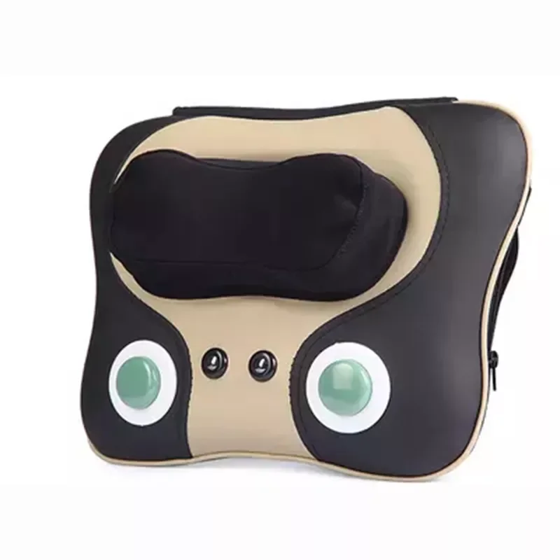 

Cervical spine massager massage neck shoulder waist pillow cushion for leaning on of jade ochre warm massage whole body massage