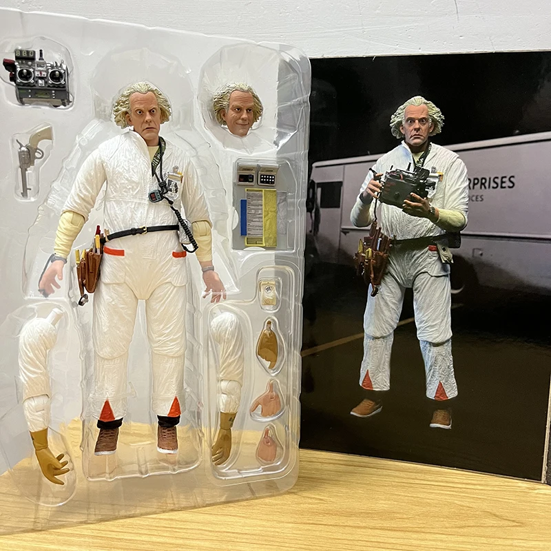 Новинка Назад в будущее Часть II NECA Ultimate Грифф Танн Доктор коричневый Марти Мак
