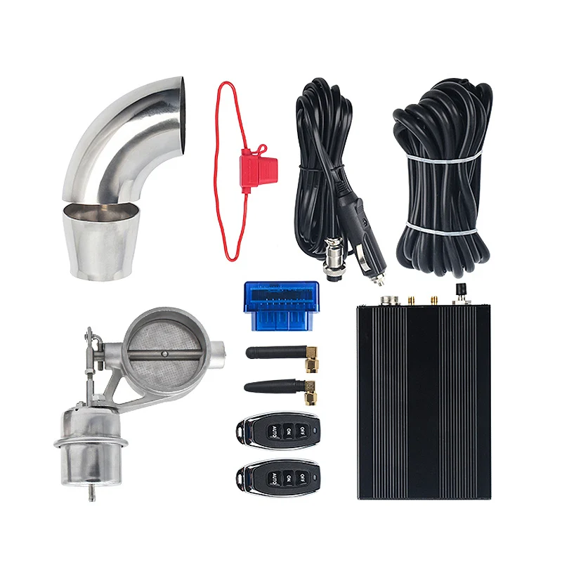 

3" 76mm Auto Parts Vacuum Pump Wireless Remote Controller Switch Vaccum Control Exhaust Catback Cutout Cut Out Dump Valve Kit