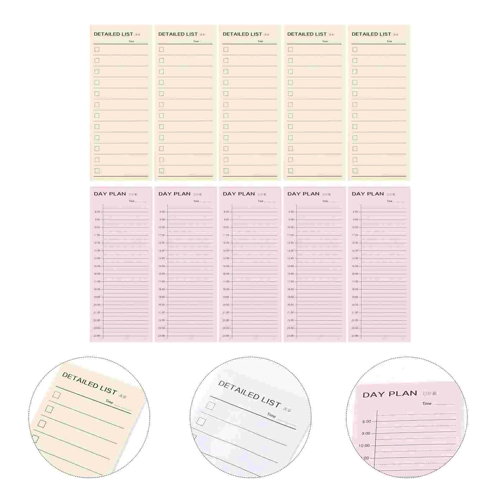 

Memo Planner List Appointment Sticky Notebookdo Pad Daily Notepad Tearable Book Schedule Office Pads Self Notepads Post