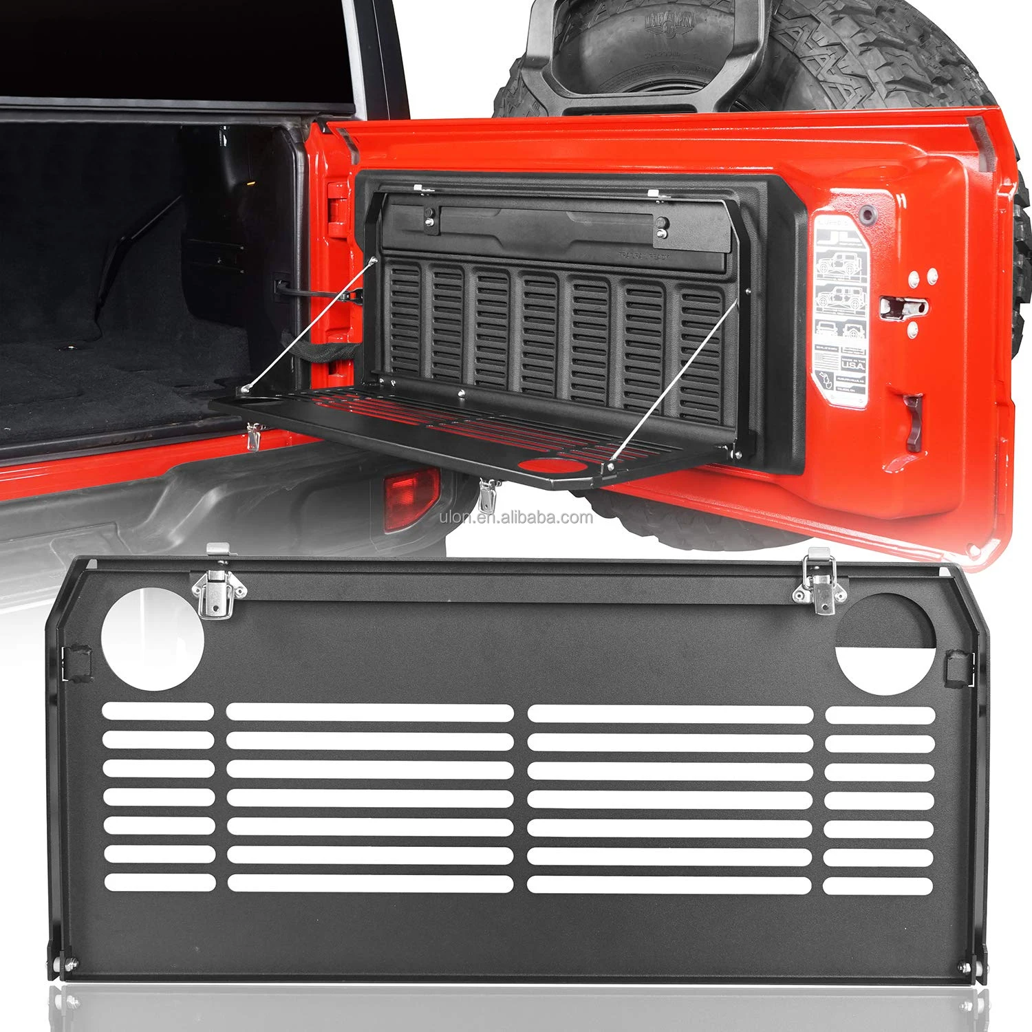 Заводская цена Стол задней двери Металлическая стойка для хранения Складная