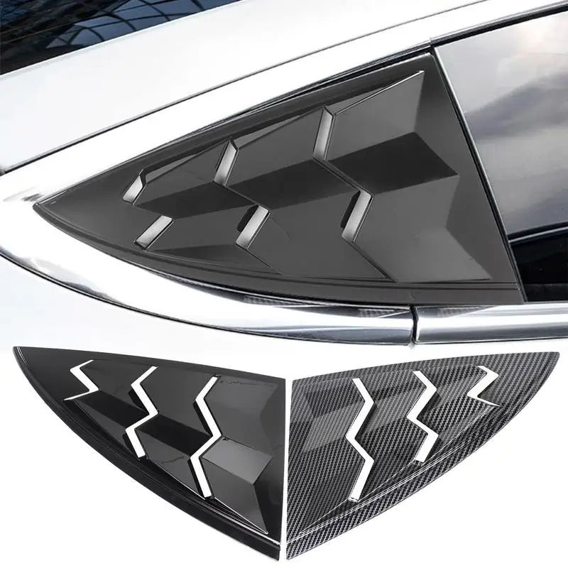 

Car Rear Window Louvers Cover, Back Window Shutters Trim ABS Protector Stickers, Car Exterior Decoration, Fits for Tesla Model 3