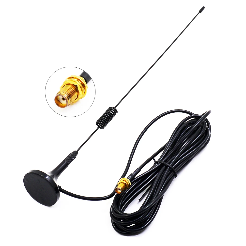 UT-106UV SMA-гнездовая автомобильная магнитная двухдиапазонная антенна для рации UV-5R