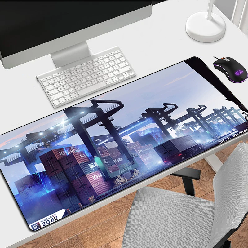 

Battlefield 2042 Pc Accessories Xxl Gaming Mouse Pad Large Desk Protector Mause Mats Pads Mousepad Keyboard Gamer Mat Mice