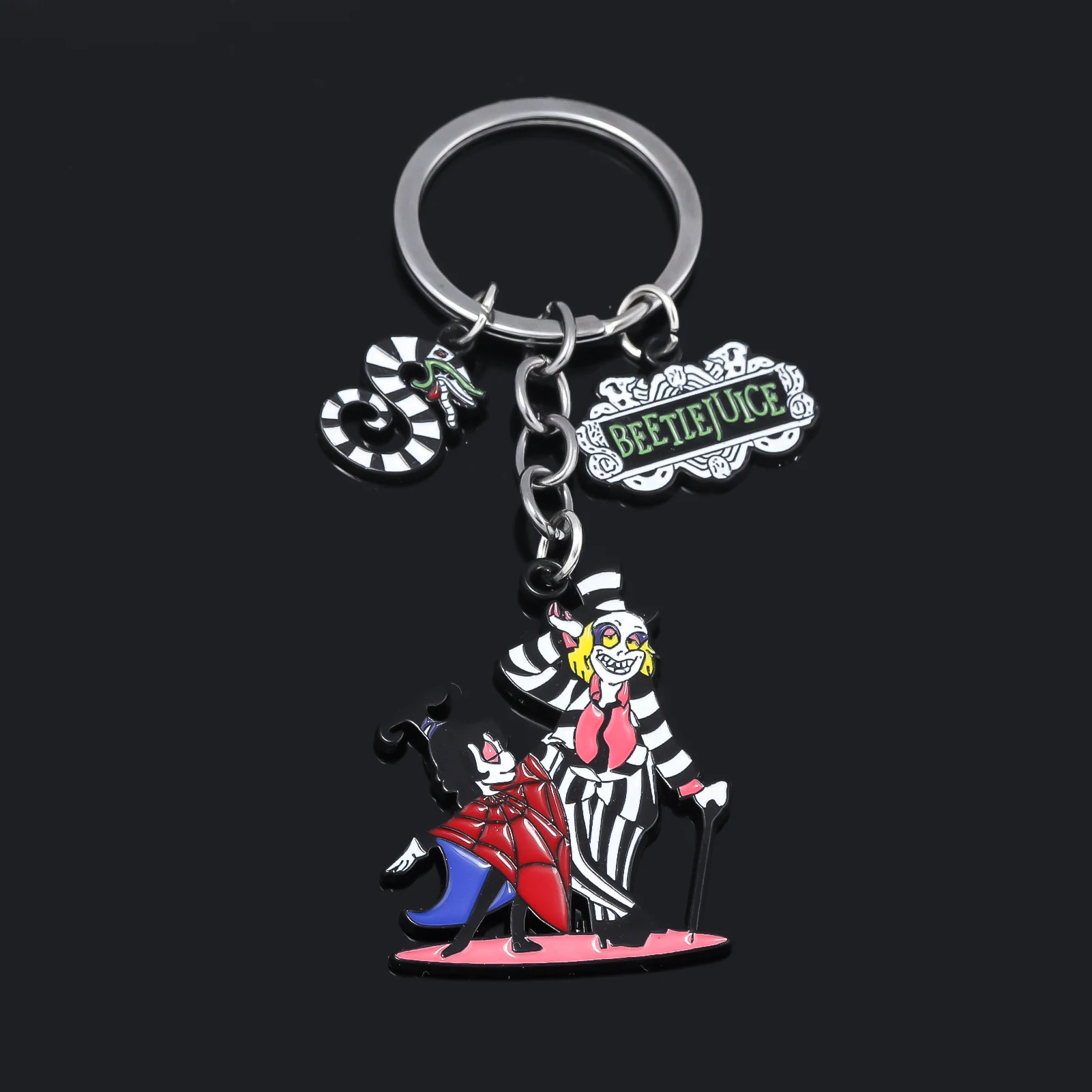 Брелок для ключей с эмалью в виде жука на Хэллоуин