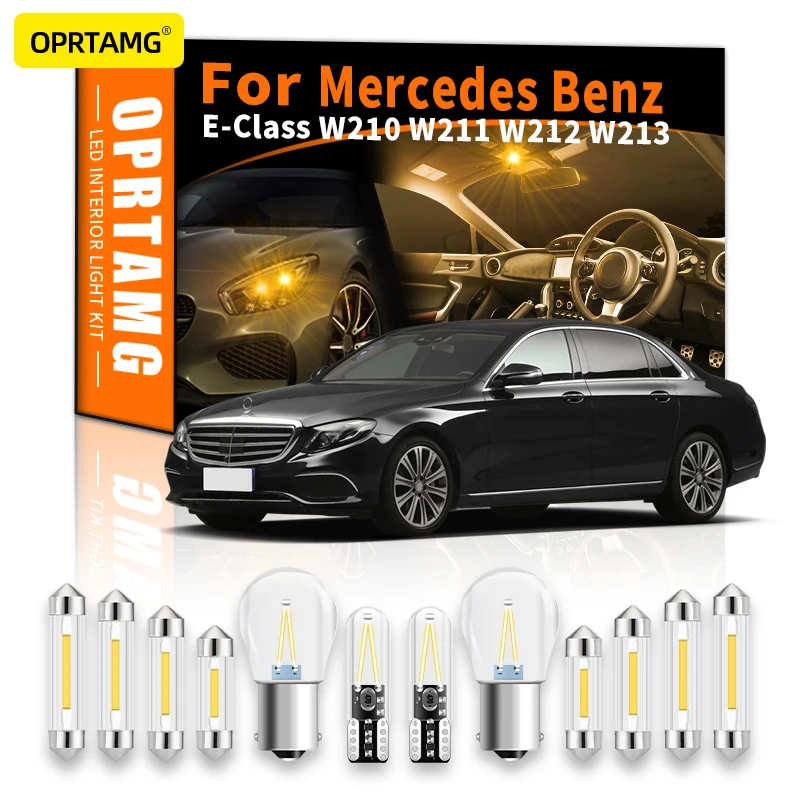 

Внутренние светодиодные лампы OPRTAMG для Mercedes Benz E-Class W210 W211 W212 W213 E200 E250 E280 E300 E320 E350 E400 E430 E450 1998-2022