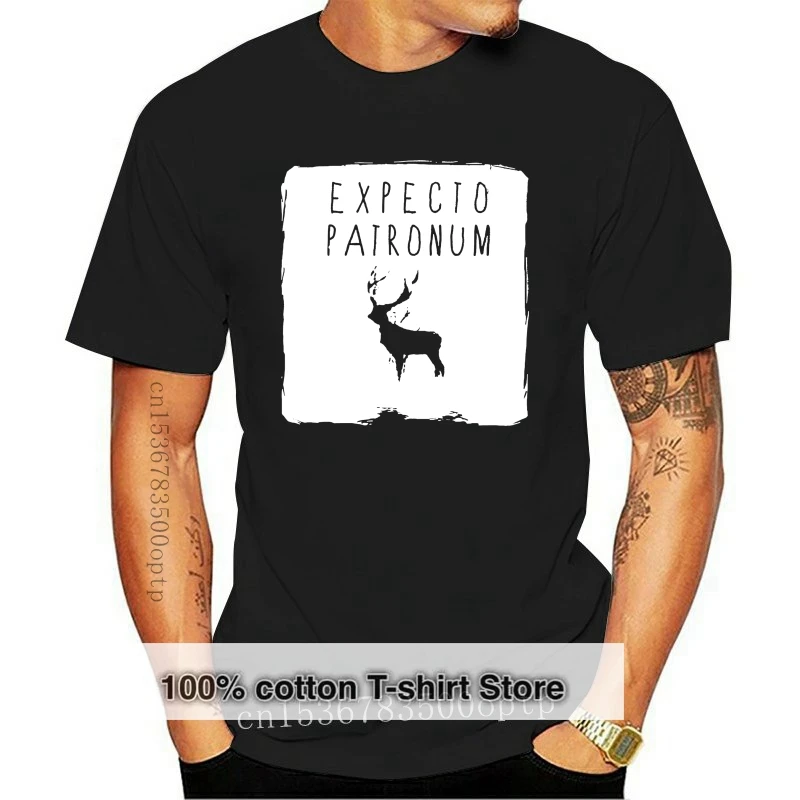 

Expecto Patronum T Shirt Deathly Hallows Alan Rickman New T-Shirts Funny Tops Tee Shirt Tops T Shirt Homme