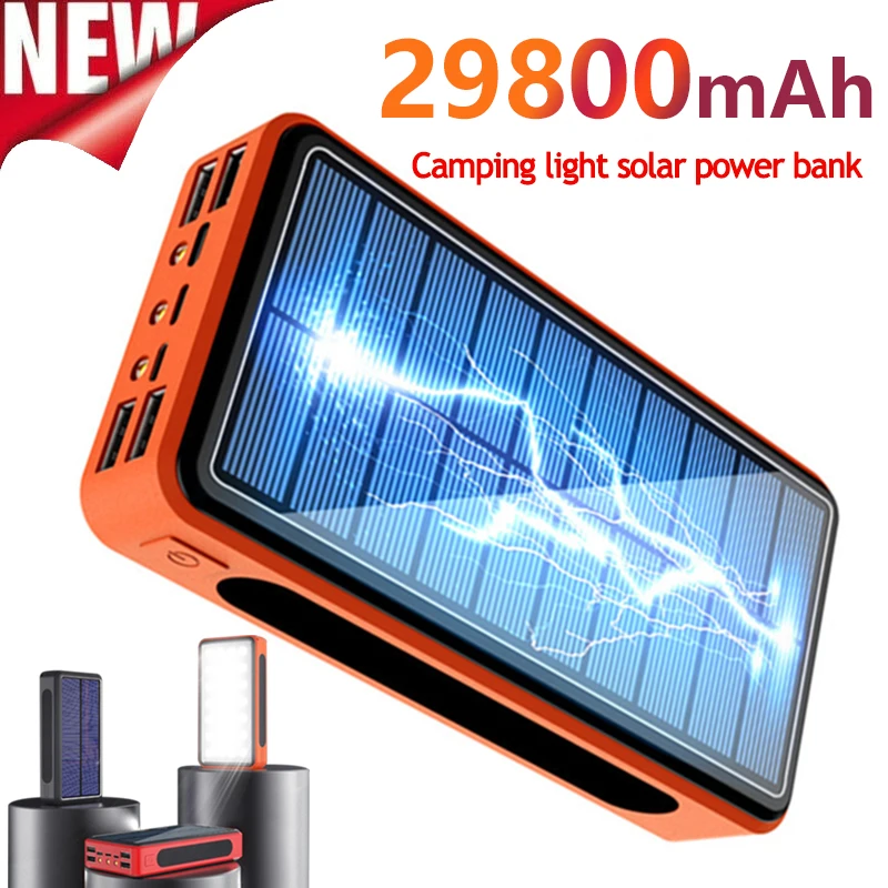 

Внешний аккумулятор на солнечной батарее с 4usb-портами, 80000 мАч