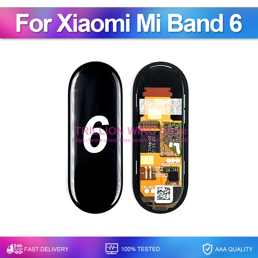 Смарт-браслет для Xiaomi Mi Band 6 ЖК-дисплей сенсорный экран ремонт замена часов