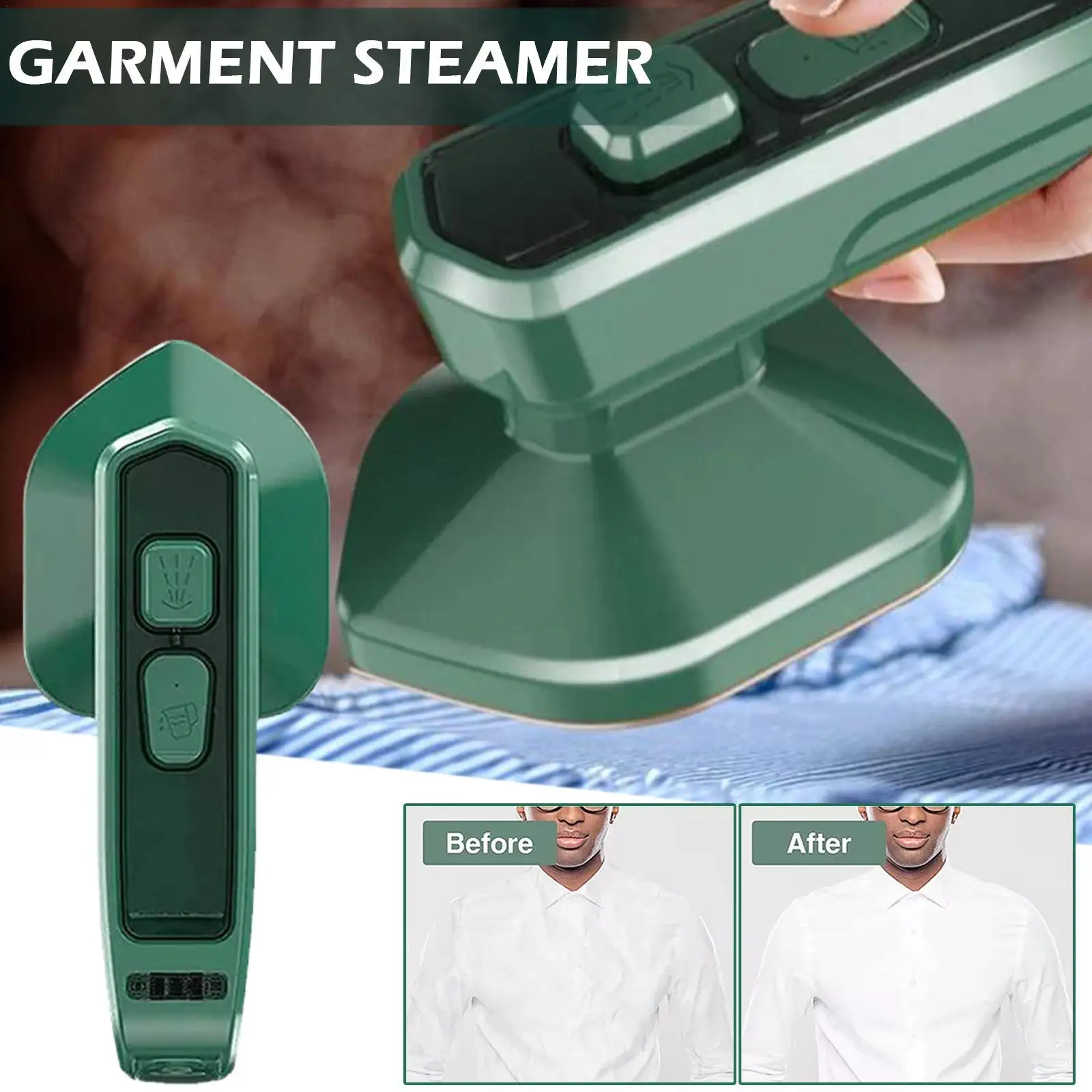 

Мини-отпариватель для одежды для влажной и сухой глажки, портативный электрический утюг, ручной отпариватель для дома, путешествий, бизнеса