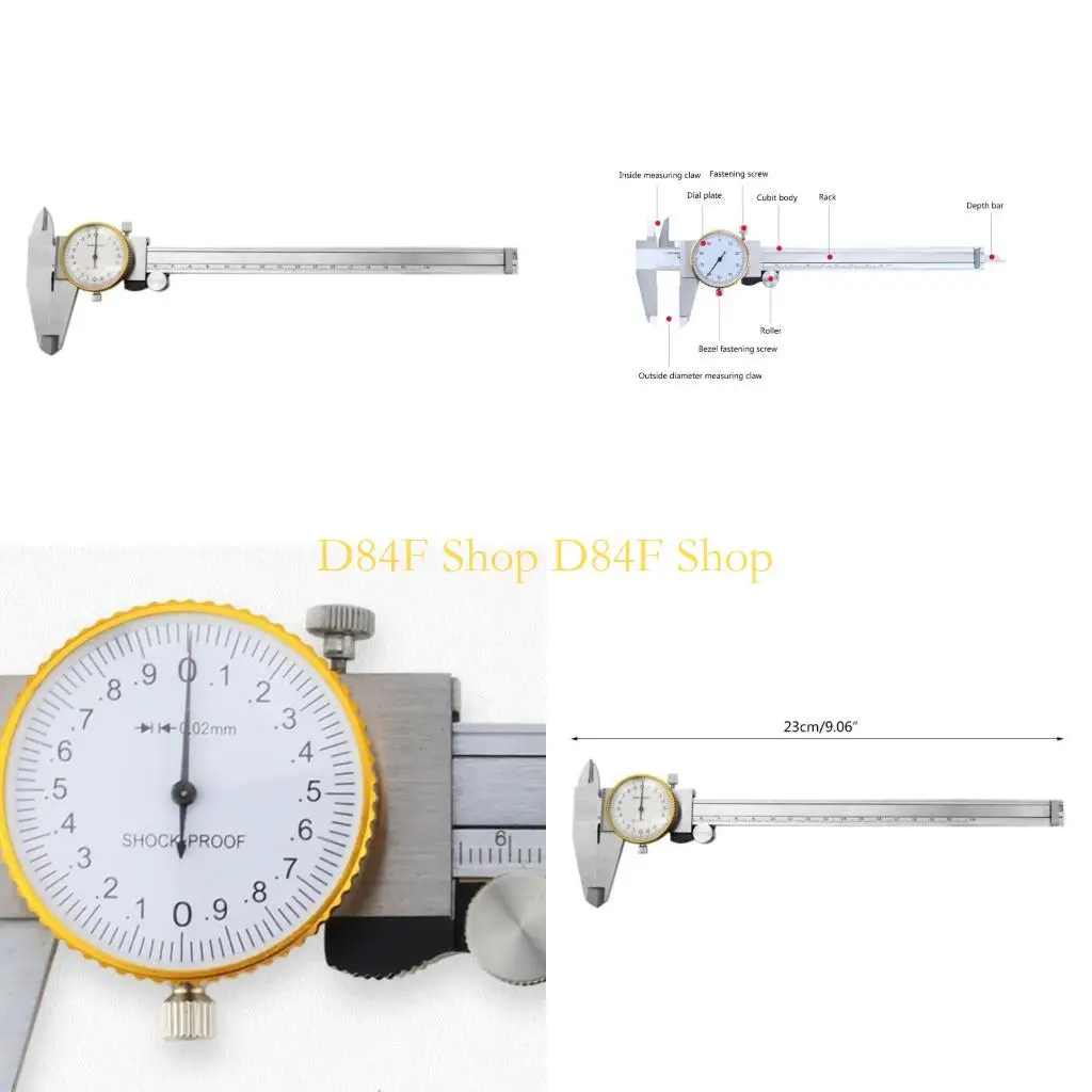 

D84F Vernier SAPIPER с метровым циферблатом штангенциркуль