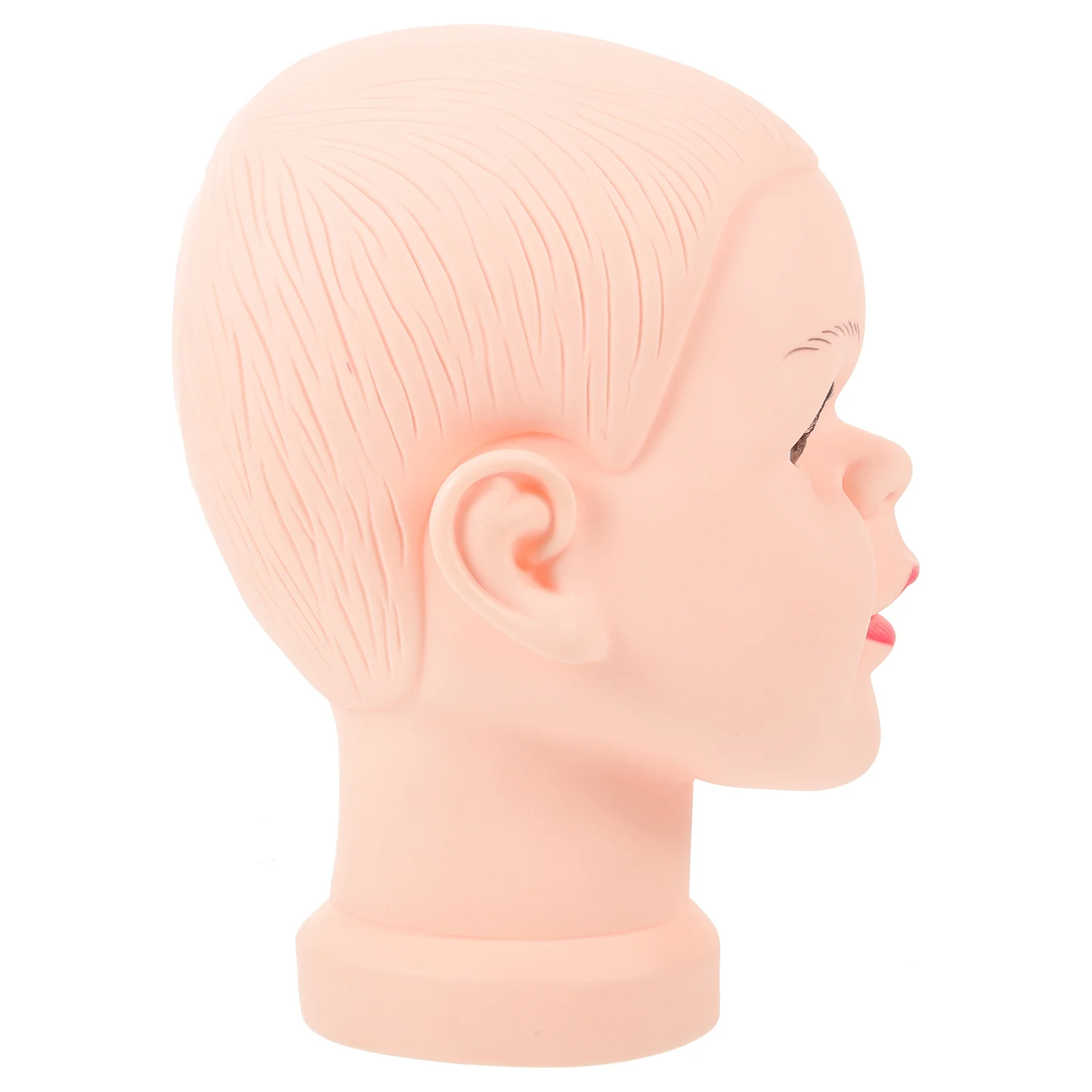 

Face Mannequin Head Hats Stand Salon Simulated Head Display Circumference Pvc Practice Hairdresser Training Model Glasses Baby