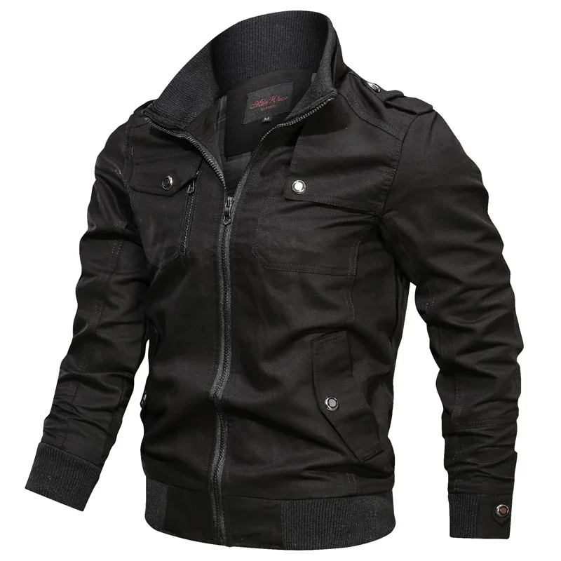 

Новинка 2023, демисезонная брендовая модная мужская куртка, повседневная куртка, уличная спортивная куртка, весна и осень, военная мотоциклетная куртка