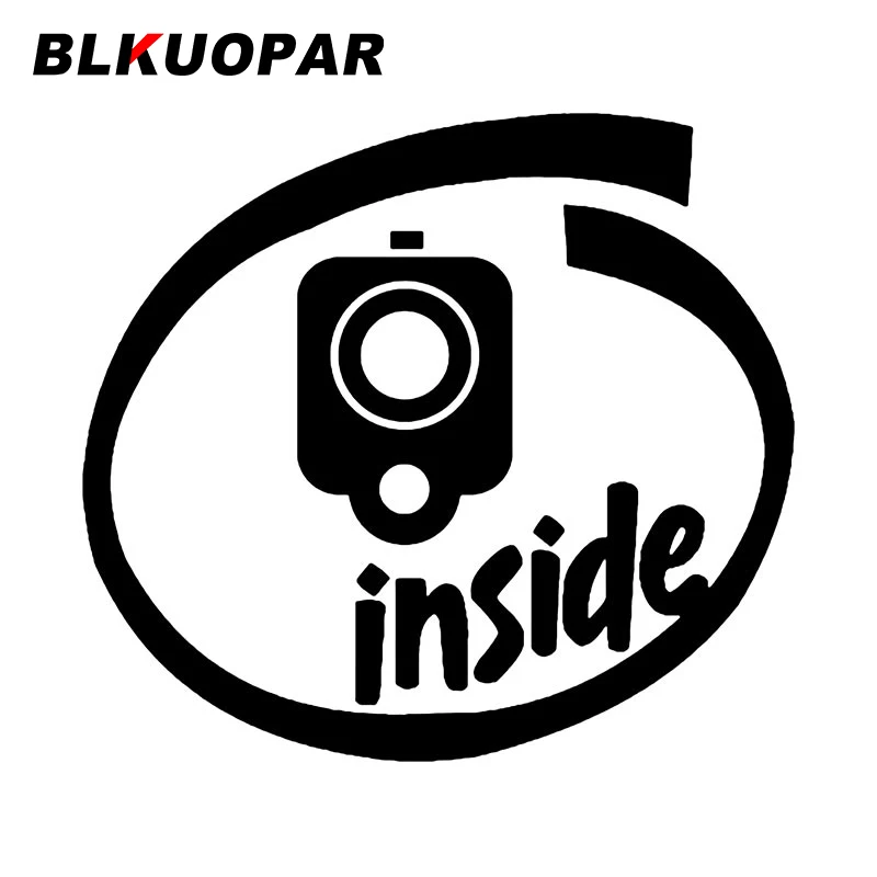 

Защита от царапин BLKUOPAR в виде пистолета, оригинальная наклейка для багажника, холодильника, кондиционера, двери автомобиля