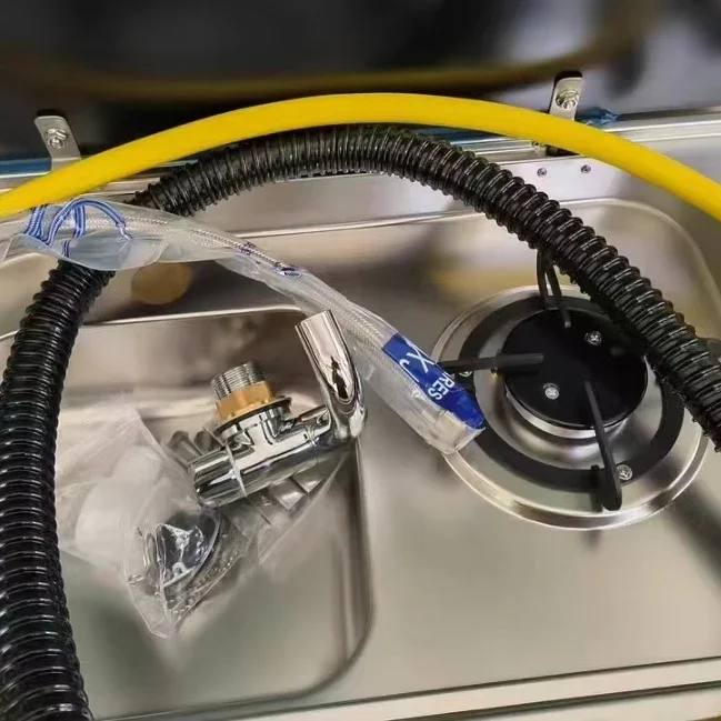 Раковина для плиты на колесах прямоугольный умывальник из нержавеющей стали с