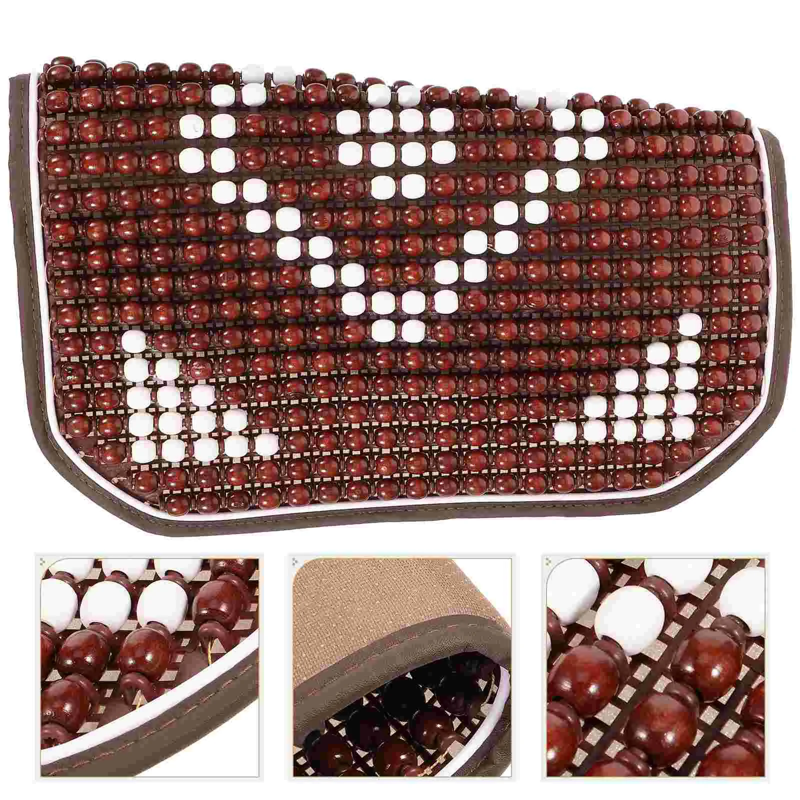 

Wooden Beaded Summer Breathable Seat Cover Anti-slip Car Interior Seat Chair Pad Cushion