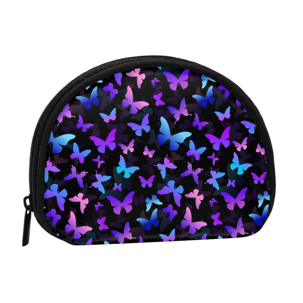 

Butterfly 3D Printing Coin Purse Ladies Shopping Portable Silver Coin Bag Travel Mini Credit Card ID Card Bag Gift