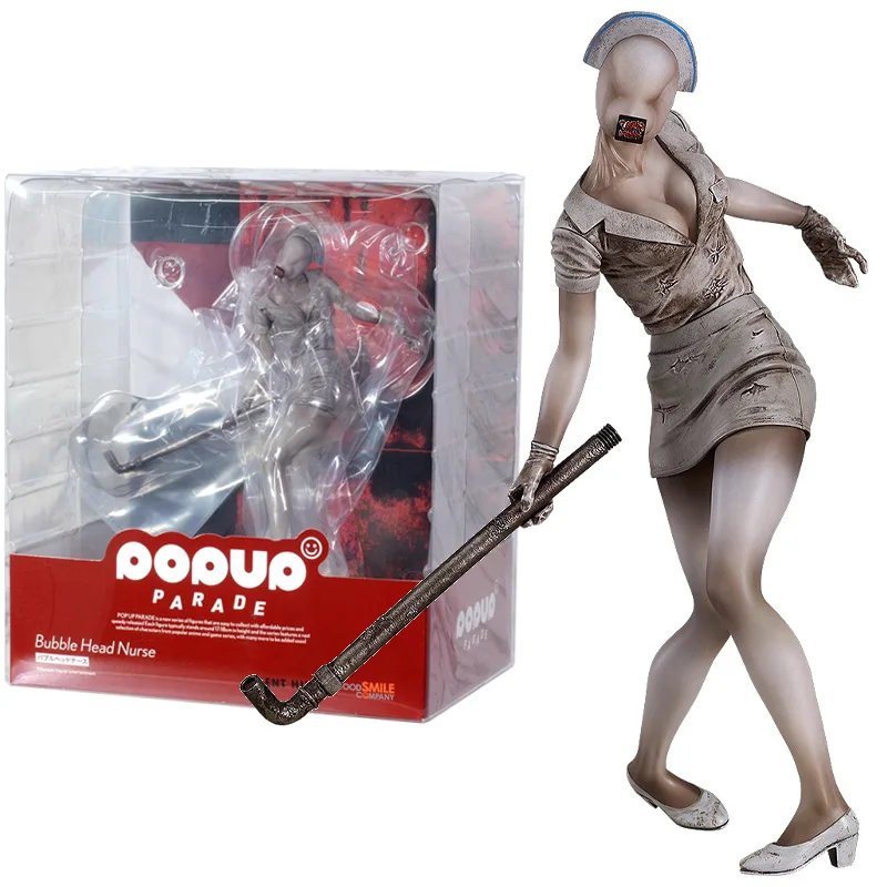 

In Stock Original Good Smile GSC POP UP PARADE Bubble Head Nurse SILENT HILL 2: Restless Dreams 17CM Action Figure Toys Gifts