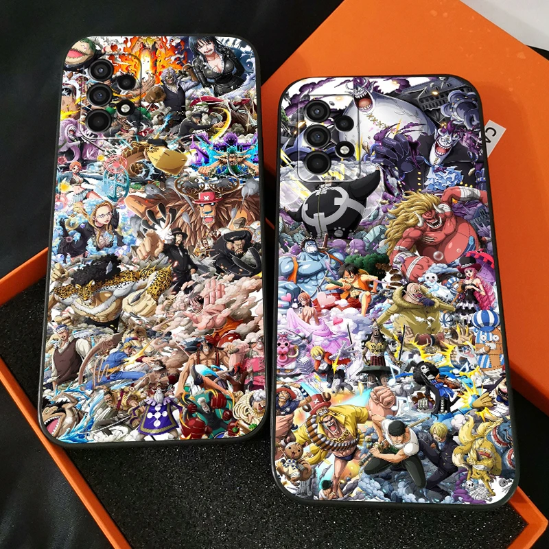 

One Piece Anime Phone Case For Samsung Galaxy S20 S20 FE S20 Lite S20 Ulitra S21 S21 FE S21 Plus S21 Ultra Liquid Silicon Soft
