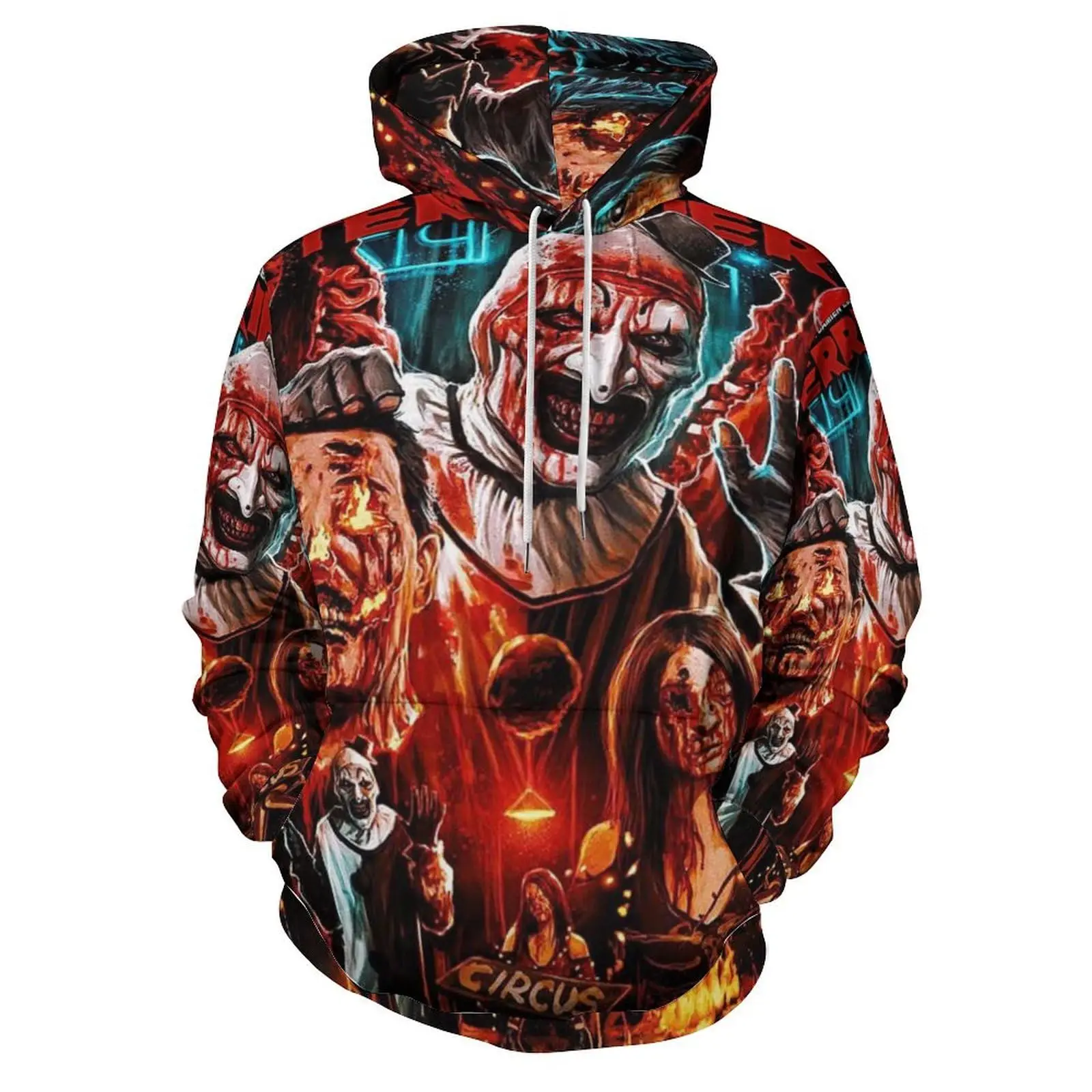 Terrifier Killer 3D Print Hoodie