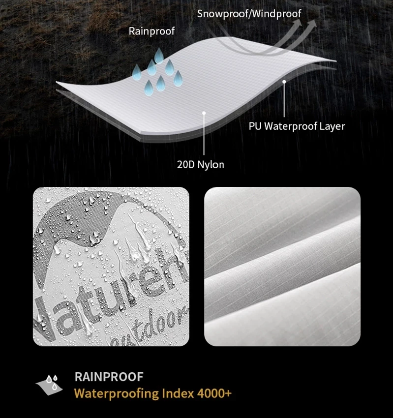 Naturehike Поход на природу оригинальная серия Cloud Up сверхлегкая палатка для кемпинга