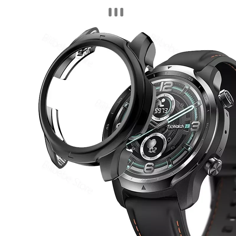 

Soft TPU Case For Ticwatch Pro 3 Ultra GPS Protective Cover For Ticwatch Pro 3 Lite Screen Protector Frame Shell Accessories