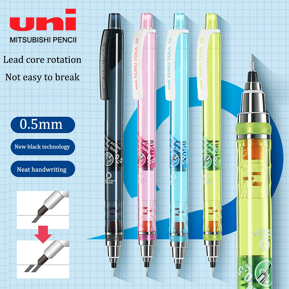 M5-450t Kuruto Plus Lead Core Automatic Rotation Constantly Lead 0.5mm School Supplies Stationery